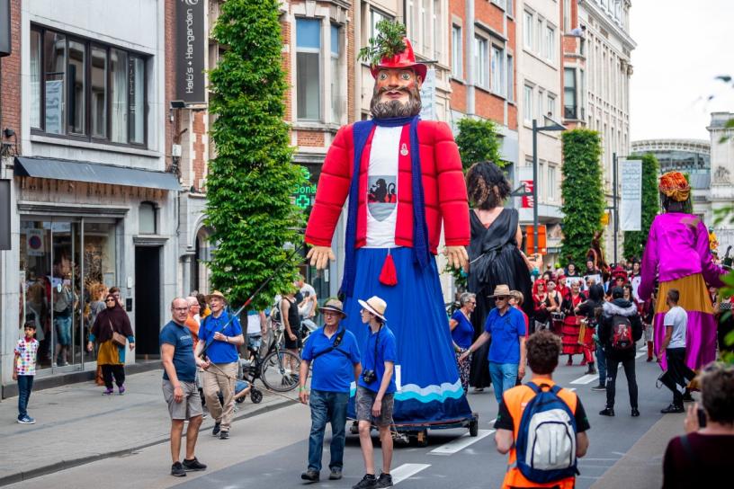 Bestel jouw poster en toon dat je met immaterieel erfgoed bezig bent Reus Jan Van den Graetmolen op ReuzeLeuven 2022
