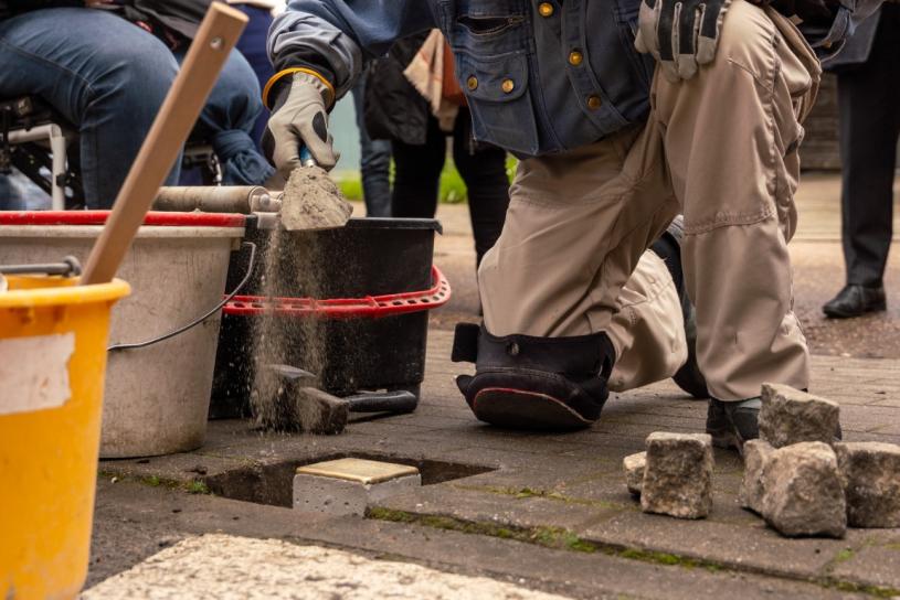 Struikelsteen ter ere van Gustaaf Ruelens